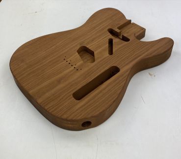 Body European Ash, 1-pc., Choco, Tele, Unique Piece #081